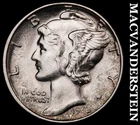 1945 Silver Mercury Dime - Super Choice Gem Brilliant Uncirculated++++  #i1850