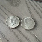 2 1964 Kennedy Half Dollar