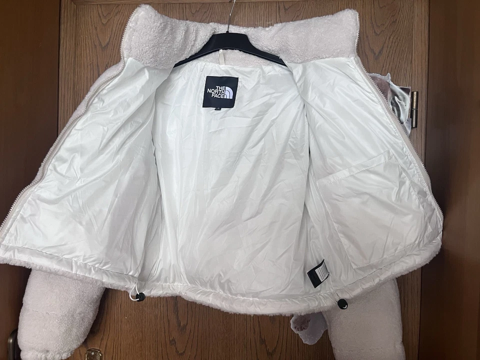 The North Face Damen Teddy-Fleecejacke Weiß Größe S Kurz - Bild 3 von 4