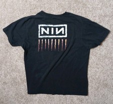 Vintage Nine Inch Nails The Downward Spiral Tour Shirt Mens Size Medium Black