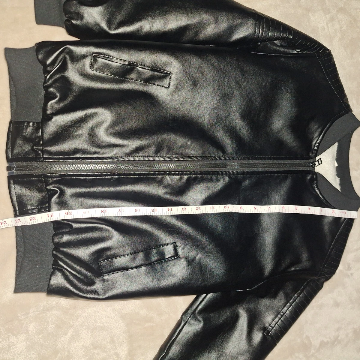 Veste Faux Cuir Pour Garçon Hawke & Co - Taille 5/6 Ans, Occasion Très Bon état