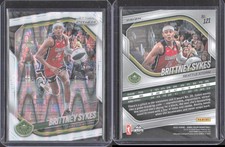 2025 Panini Prizm WNBA #121 Brittney Sykes White Seismic Prizm