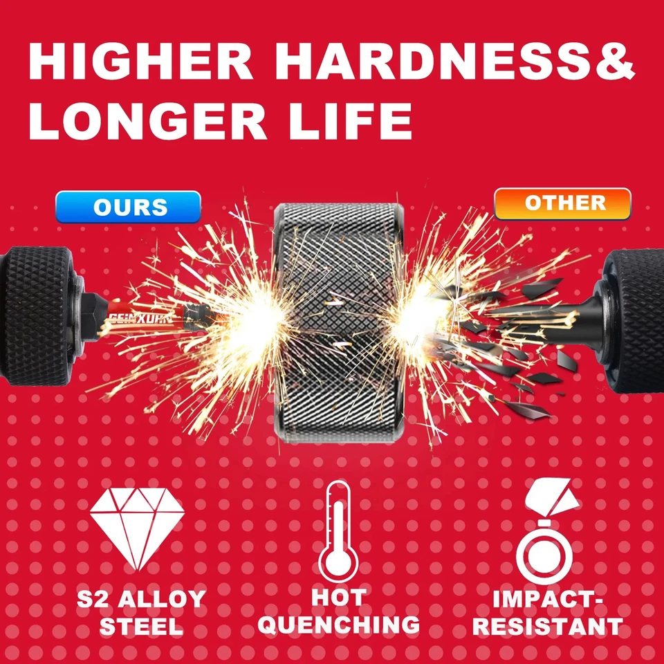 Präzises 20-29 tlg. Torx Bit Set T7-T40 aus robustem magnetischem S2 Stahl - Bild 4 von 4