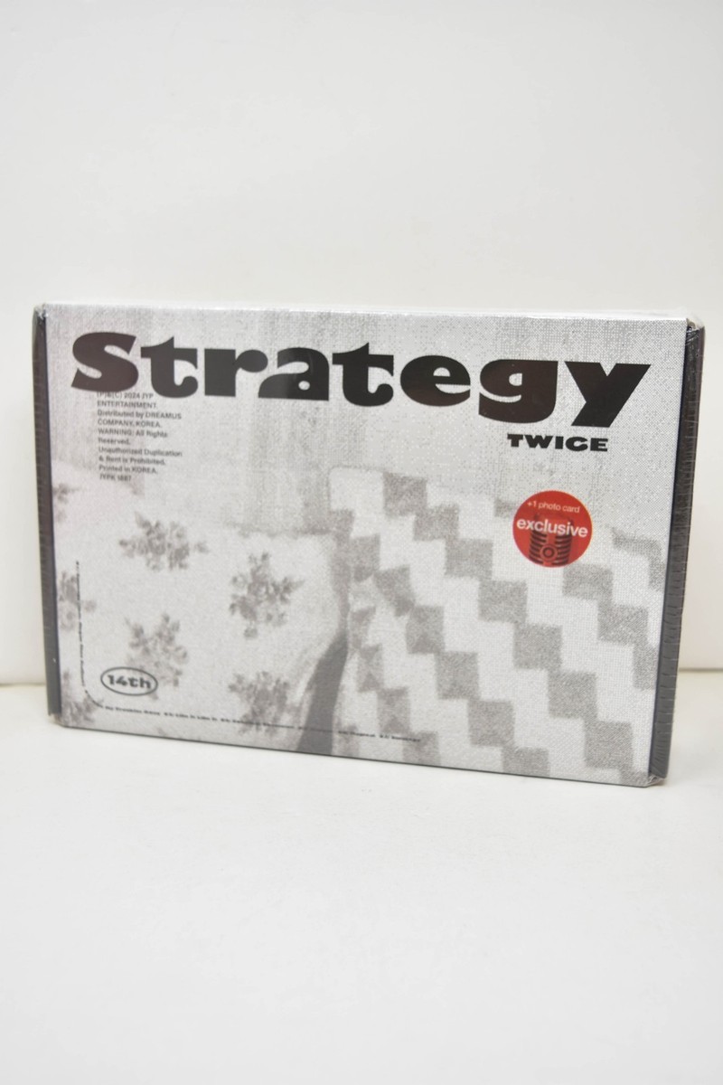 TWICE - STRATEGY (Standard Photobook Step Ver, Exclusive, CD