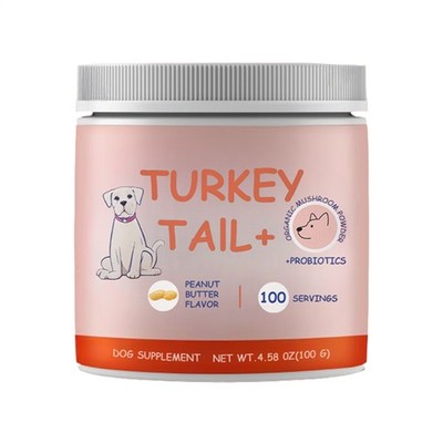 Turkey Tail Mushroom for Dogs - Powder Guards...Peanut butter flavor