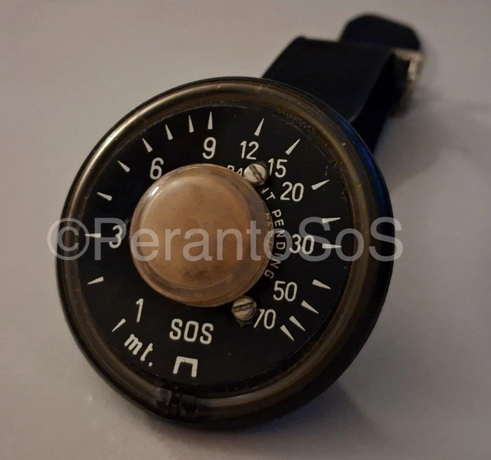 Profondimetro capillare da polso S.O.S. con bussola magnetica integrata. - Immagine 3 di 4