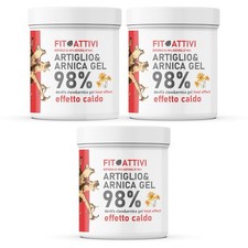 Artiglio e Arnica Effetto Caldo 98% Gel 3x550ml FITOATTIVI