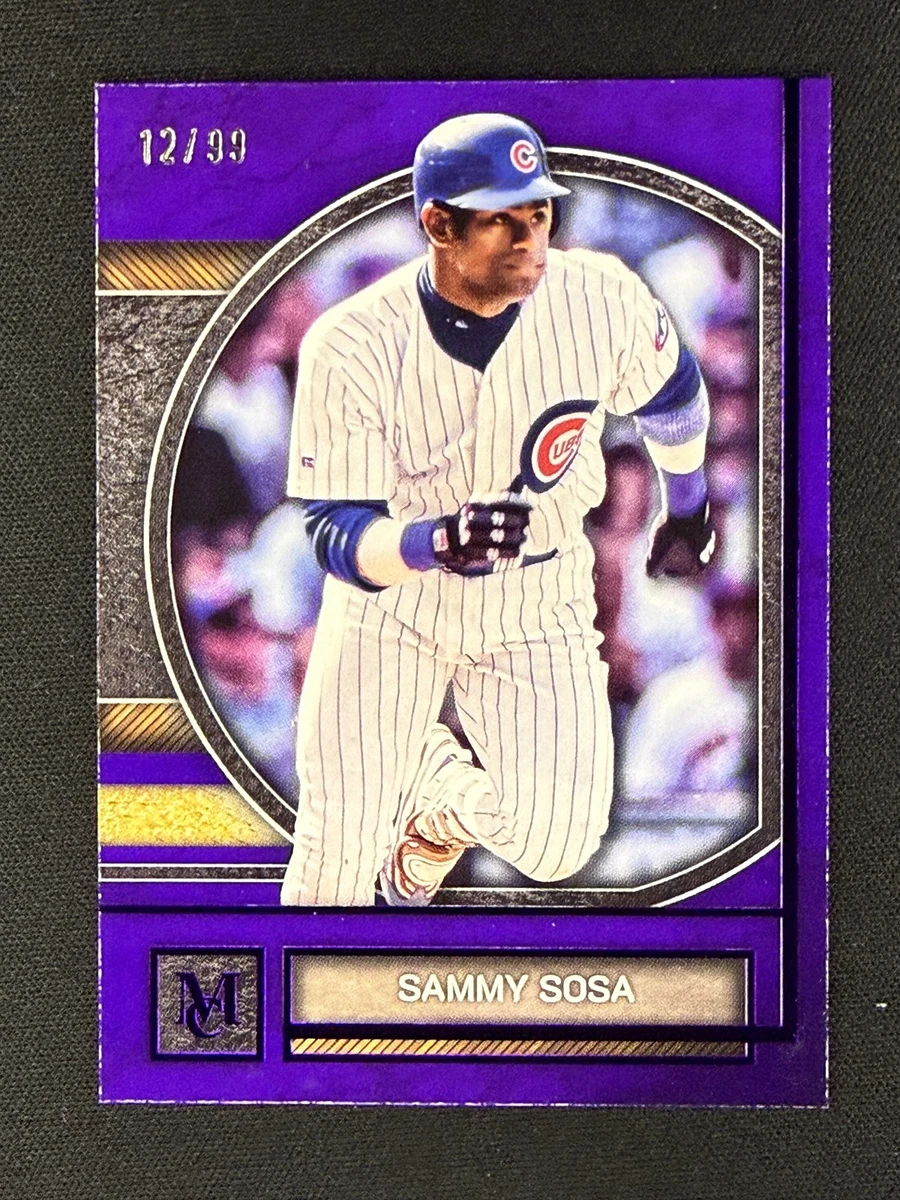 Sammy Sosa Baseball Serial Numbered Sports Trading Cards