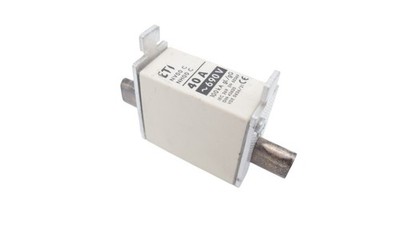 3 Stück ETI Schmelzsicherungseinsatz NV00C/NH00C 40A 690V 100kA gL/gG 