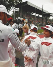 KIMI ANTONELLI SIGNED MERCEDES FORMULA 1 F1 8x10 PHOTO ANDREA 7 BECKETT BAS COA