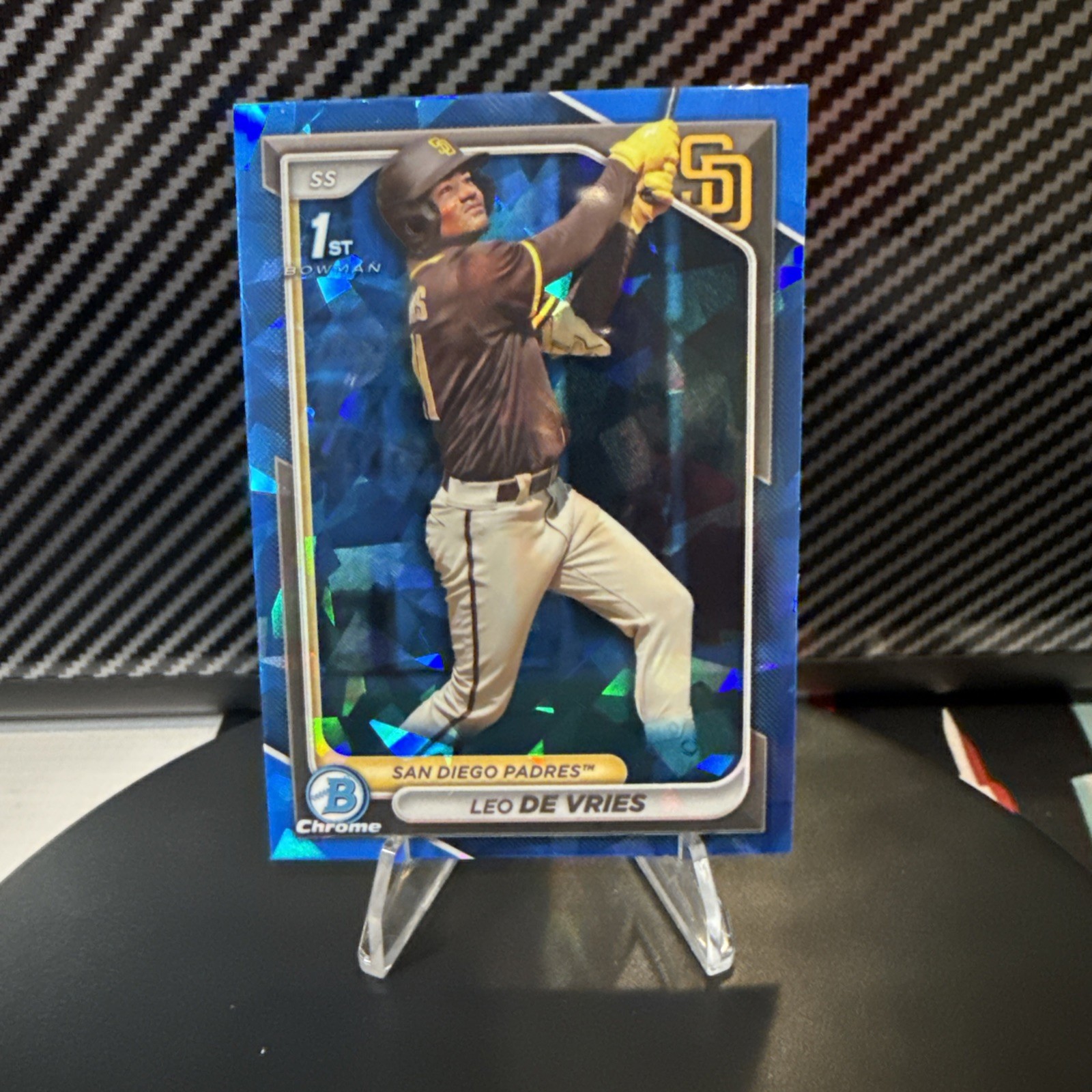 2024 Bowman Chrome Sapphire Edition - Prospects Leo De Vries #BCP-179 (RC)