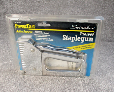 Staple Gun Power Fast Pro 2000 Compression Stapler No. 31800 Heavy Duty