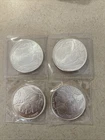 4 2013 US Mint Indian Head/Buffalo Silver Round 1 Troy Oz Fine Silver Four 4