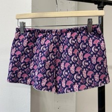 1960s Mod Mini Mushroom Print Psychedelic Shorts by The Red Eye