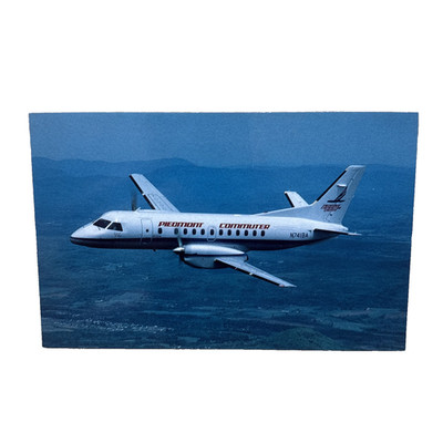 Postkarte Ansichtskarte AK Flugzeug Luftfahrt Piedmont Commuter SAAB 340A