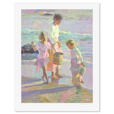 Don Hatfield, "Daughters" Limited Edition Printer's Proof Serigraph, Numbered an