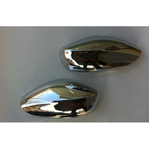 Chrome Side Mirror Full Cover Trim 2p For 2011 2014 Hyundai YF Sonata ix45 - Picture 1 of 1