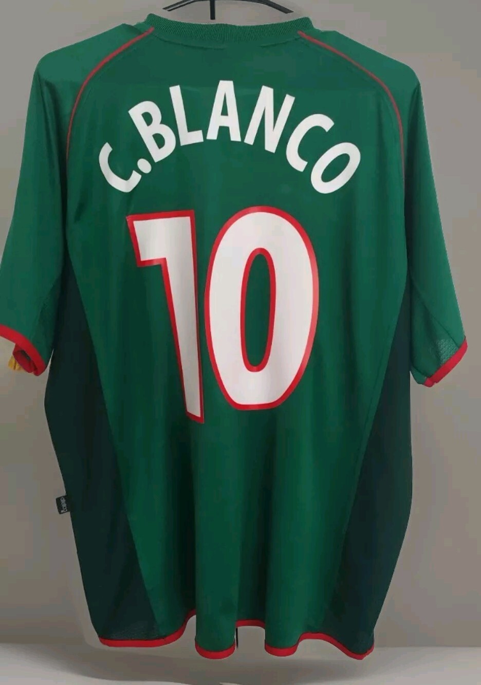 Atletica Mexico 2002 World Cup Cuauhtemoc Blanco Jersey Size Rare XL