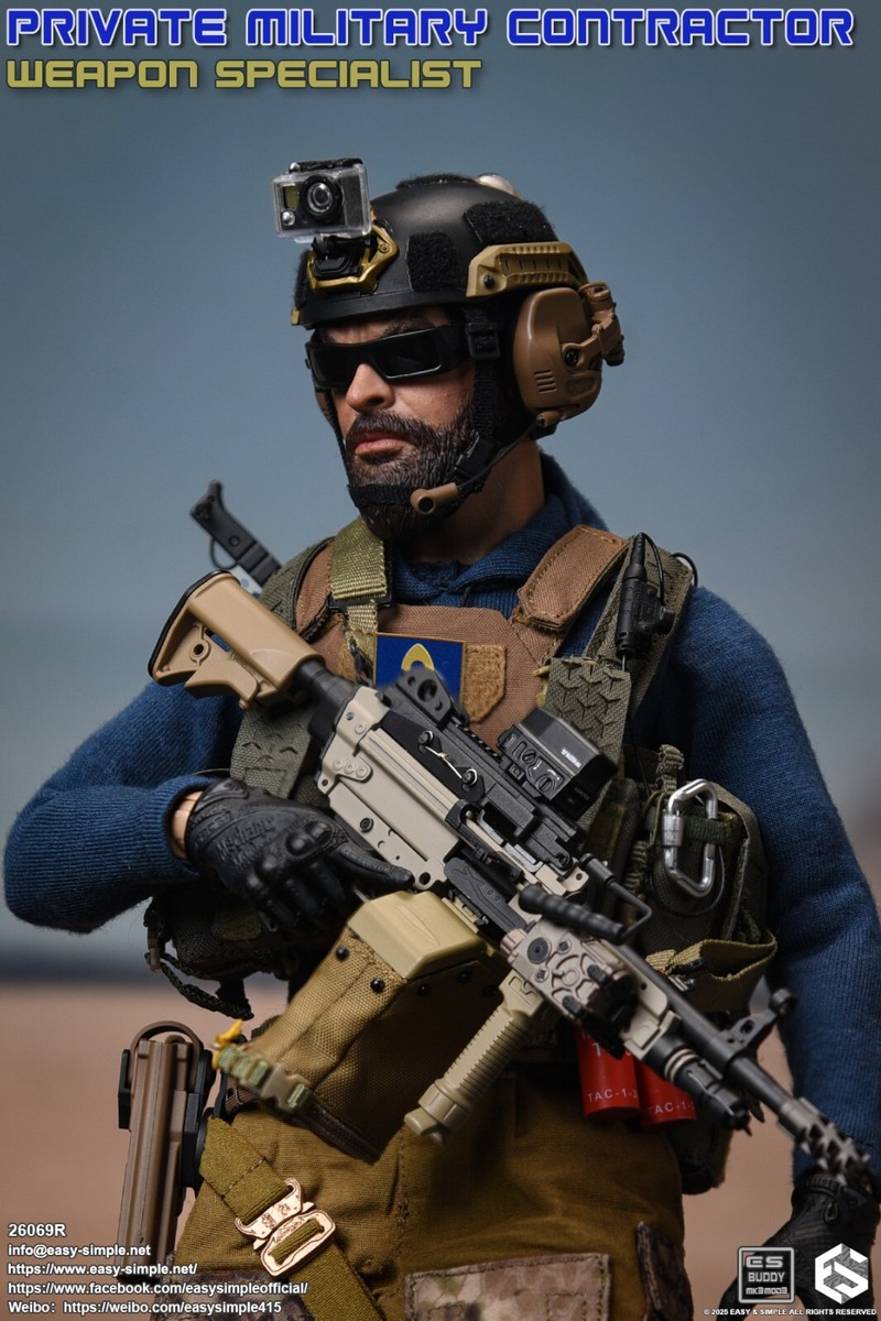 その他 Easy&amp;Simple 1/6 Private Military 1:6 scale Easy & Simple Private Military Contractor Weapon