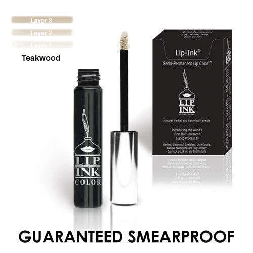 LIP-INK® Organic Vegan 100% Smearproof Trial Lip Kit - Teakwood