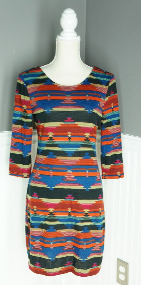 bodycon dress in aztec print American Rag Cie Small Stretch Red Burgundy Packable Non Strech Style-Color-Dim:AP1E213539_BA670_W River Island Beige Broderie Size:2-3 Y