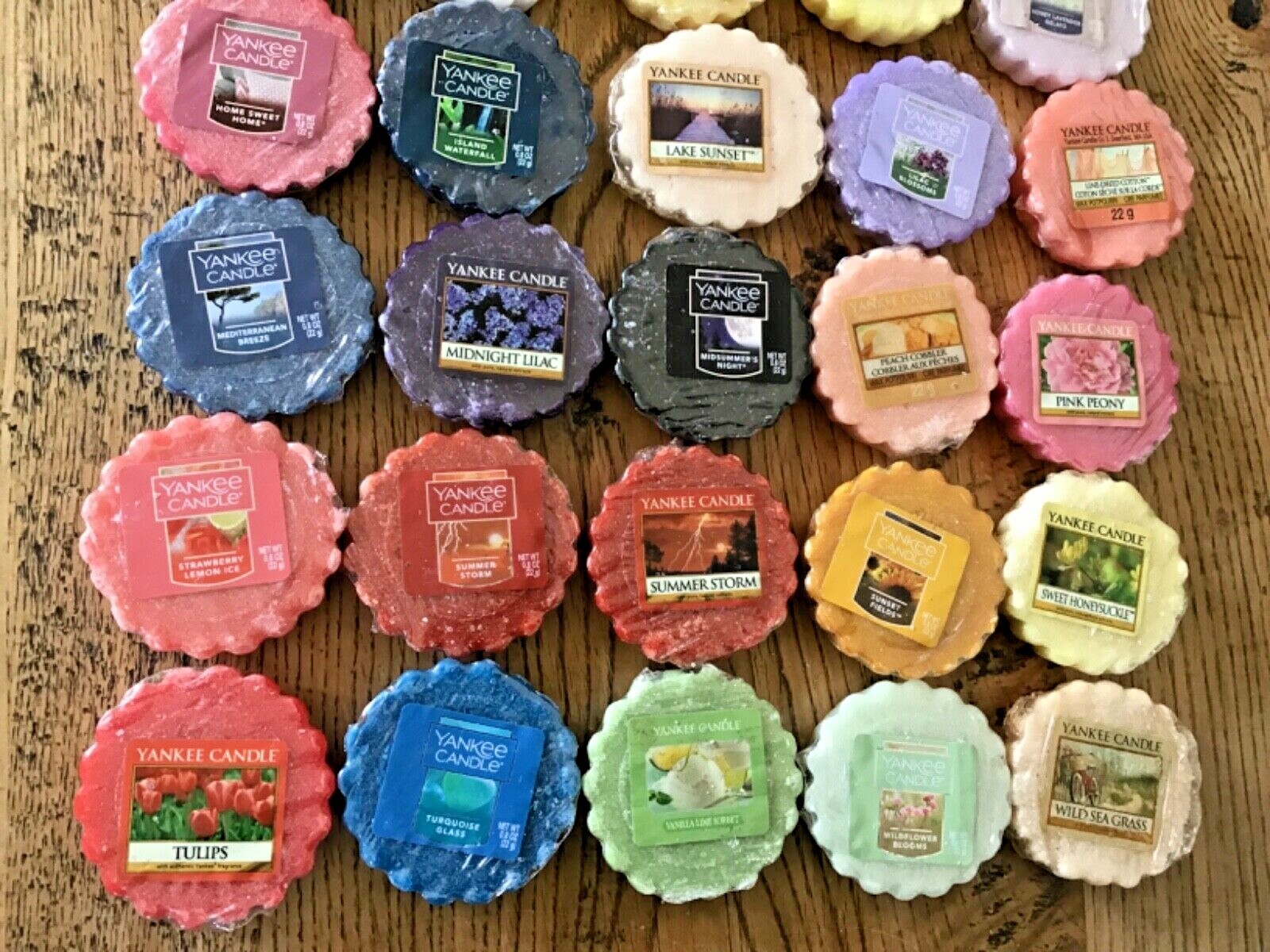 YANKEE CANDLE WAX TARTS Melts USA Daffodil WILDFLOWER BLOOMS Spring