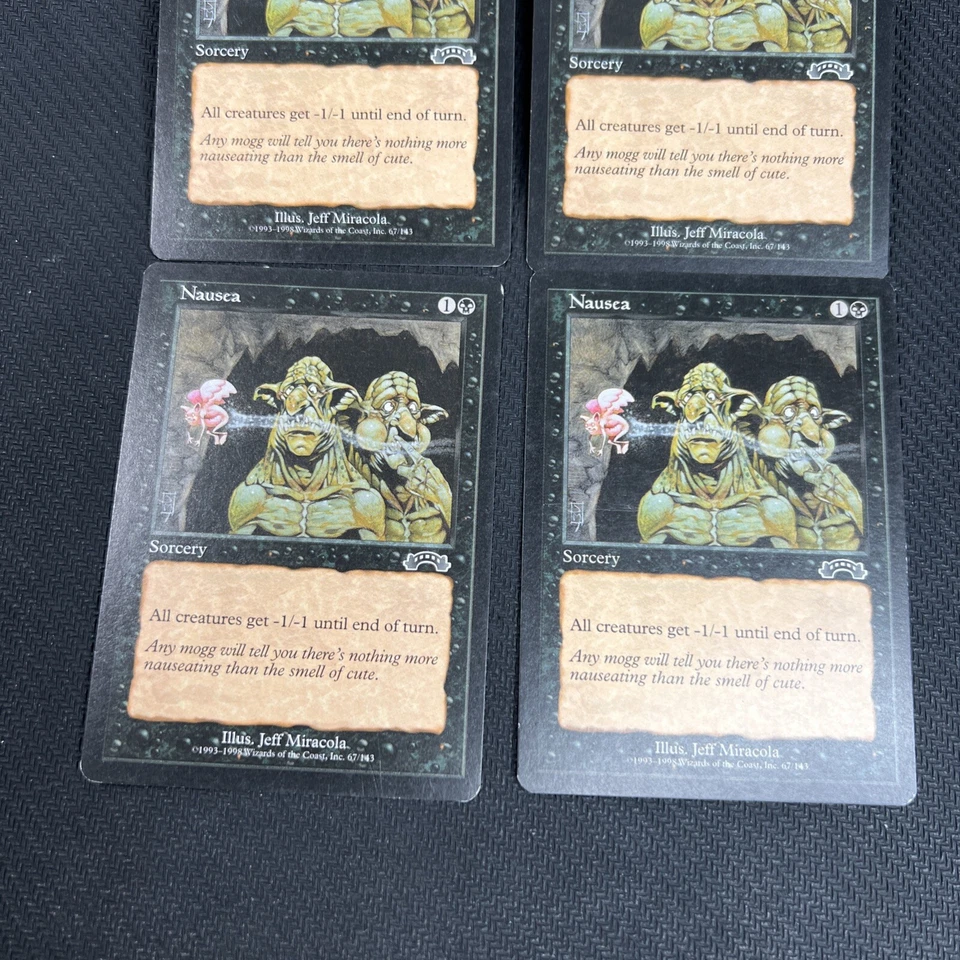 Nausea MTG Exodus Magic the Gathering Black 4 - Image 3 of 4