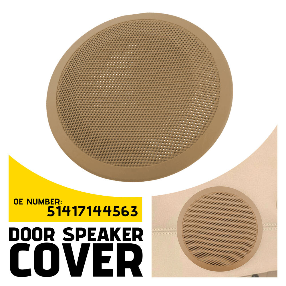 Beige Front Door Speaker Grille Cover ABS For BMW X1 E84 BMW 3 Series E90 E91 M
