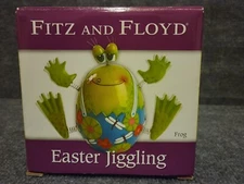 Fitz & Floyd Easter Jiggling FROG