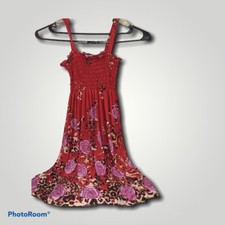 OB Fashion Womens Size XL Multi Colored Stretchy Sundress