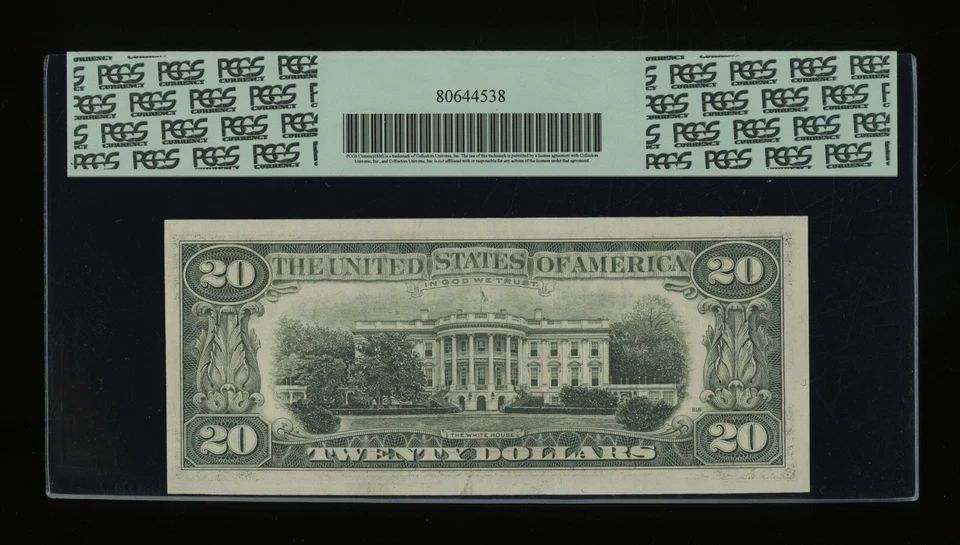 DBR 1981-A $20 FRN Cleveland Fr. 2074-D PCGS 55 PPQ Serial D06505135A - Image 2 of 2