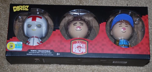 SDCC 2016 EXCLUSIVE FUNKO DORBZ DISNEY WRECK-IT RALPH  3 PACK LIMITED EDITION