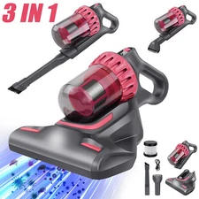Handheld Mite Remover Bed Mattress Vacuum Sofa Cleaner UV Cleaning Sanitizing