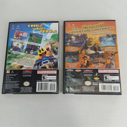 GameCube Game Lot (2) - Shrek 2, Pac-Man World Rally - TESTED & PLAYS - Picture 2 of 6
