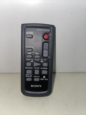 OEM SONY RMT-830 Remote Control for SONY Camcorders - TESTED, WORKS
