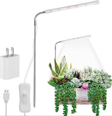LED Grow Lights for Indoor Plants, 5500K Full Spectrum Grow Light Strip ...