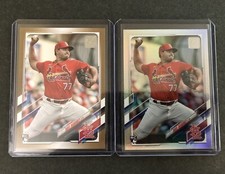 Roel Ramirez 2021 Topps Update Rookie Gold Parallel /2021 Rainbow Foil Cardinals