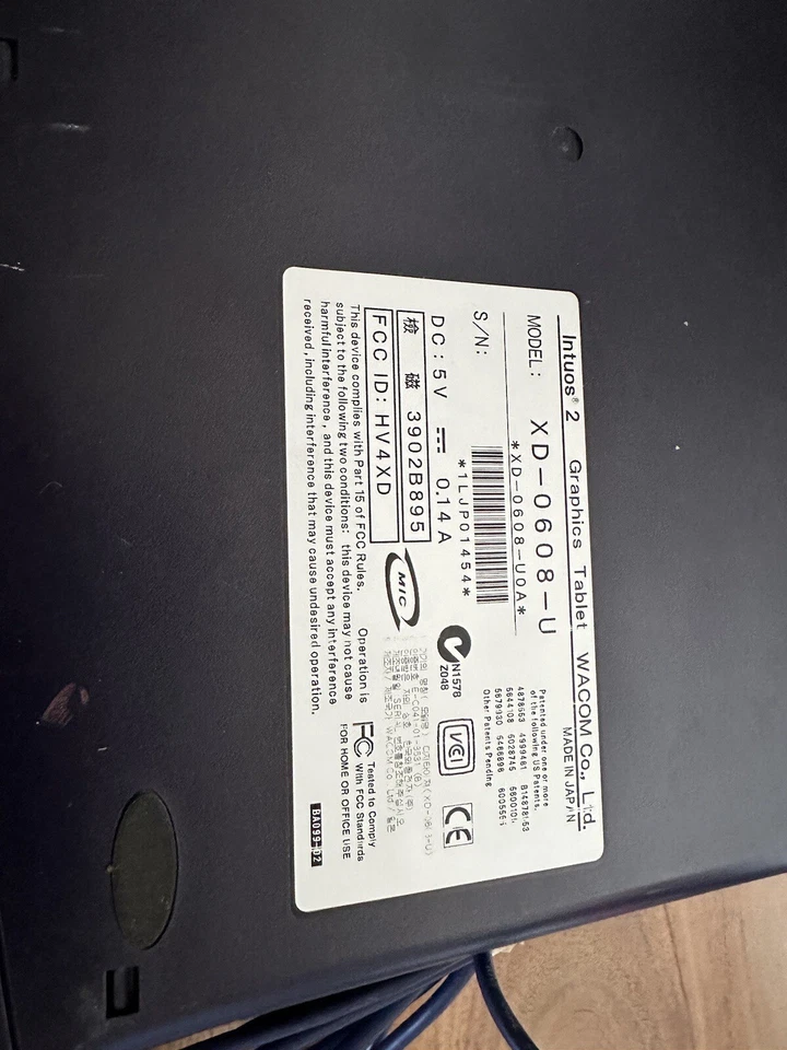 Wacom Intuos2 Model XD-0608-U Works Great WOW - Image 4 of 4