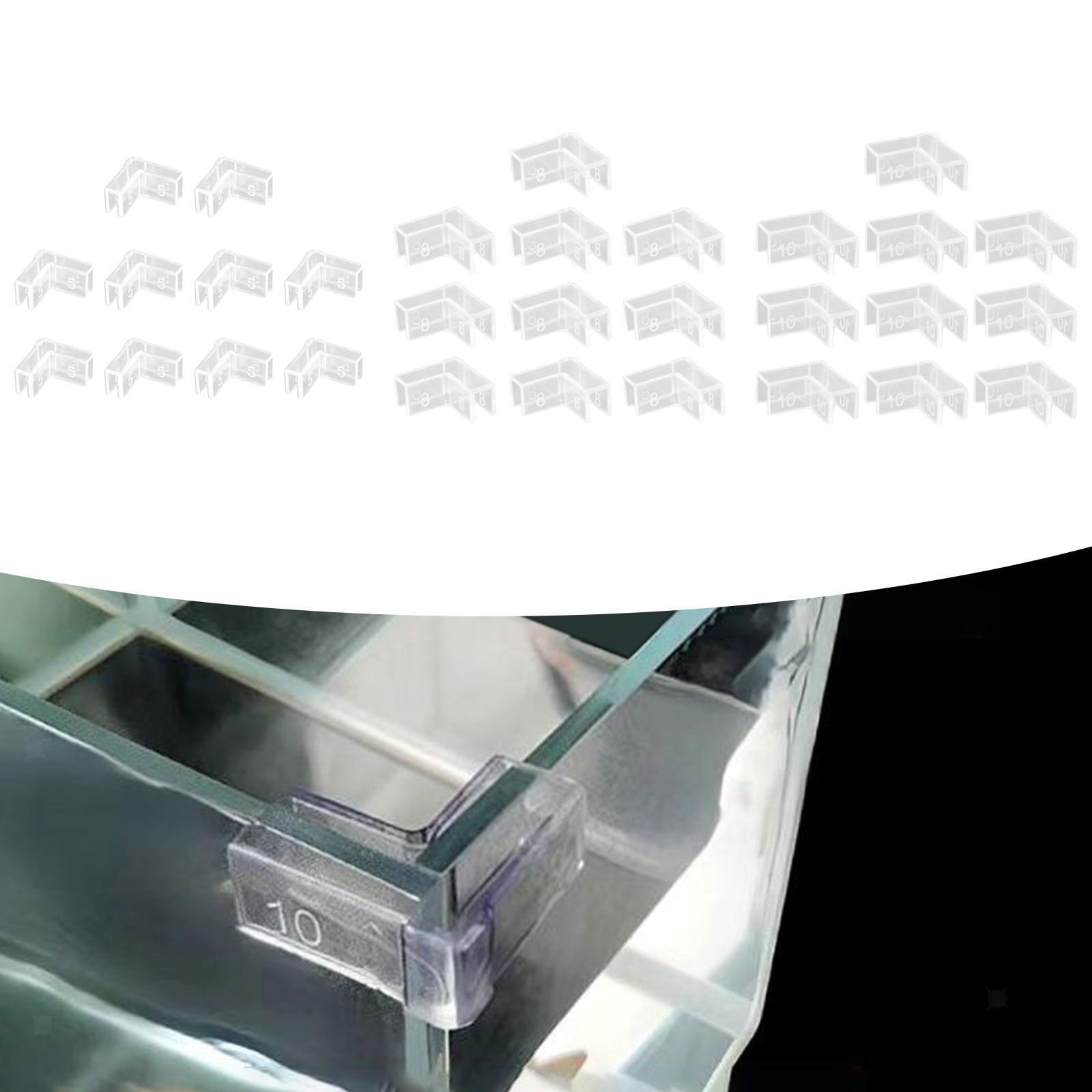 10Pcs Aquariums Corner Protector, Fish Tank Corner Guards, Clear Aquarium Glass