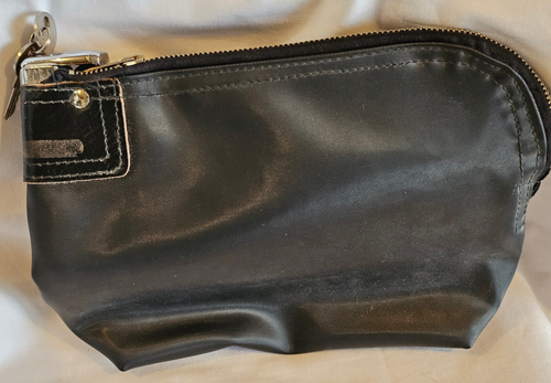 Vintage Locking Lightning Black Security Money Bag with (2) Keys