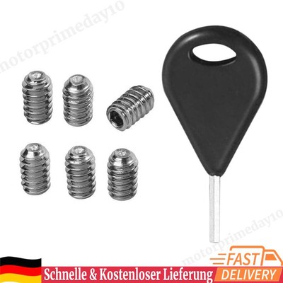 Edelstahl-Surfbrett-Fin-Schlüsselschlüssel mit 6 Schrauben-Entfernungswerkzeug-Z