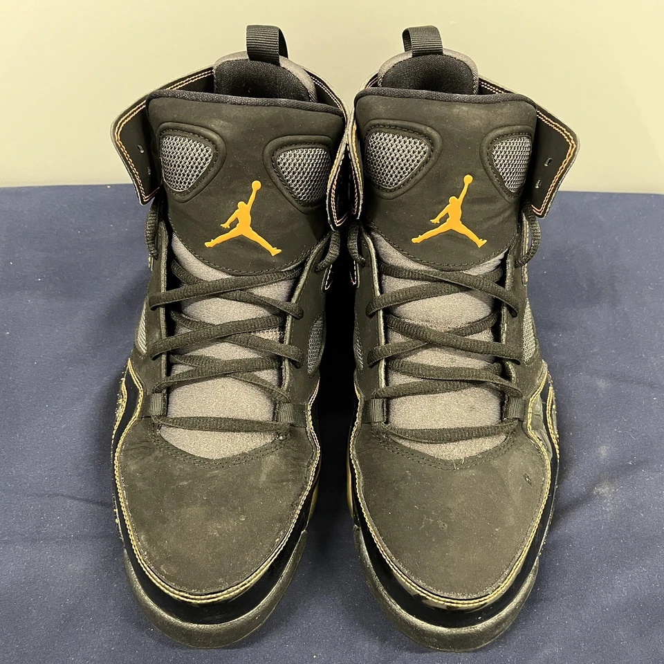 Tênis Jordan Flight Club 91 555475 032 preto brilhante cítrico salpicado masculino 8,5 - Imagem 3 de 4