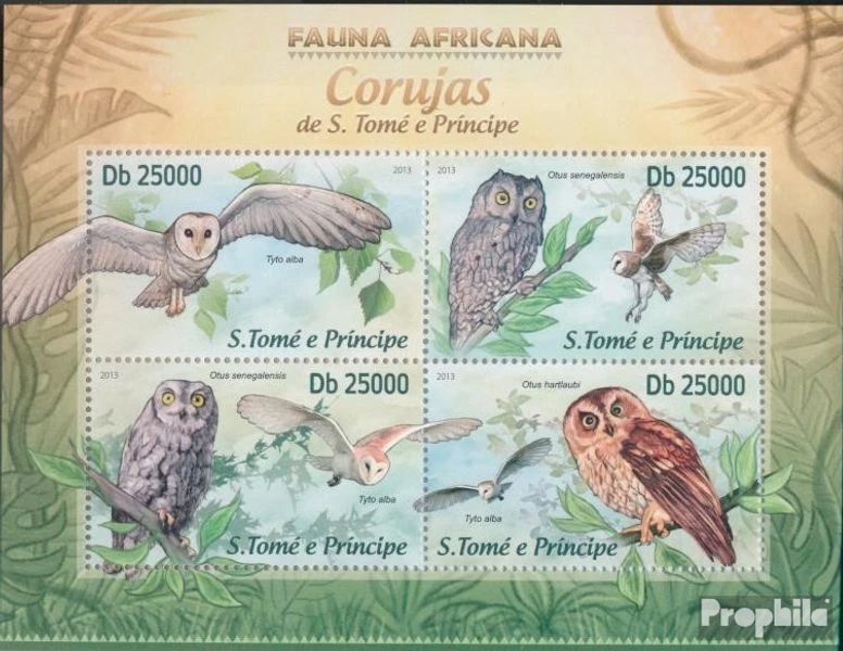 Sao Tome e Principe 5108-5111 Feuille miniature (complète. édition) neuf avec go - Photo 1/1