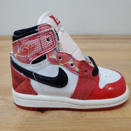 Jordan 1 High OG x Spider-Man Across the Spider Verse DV1750-601 Größe 4C TD - Bild 3 von 12