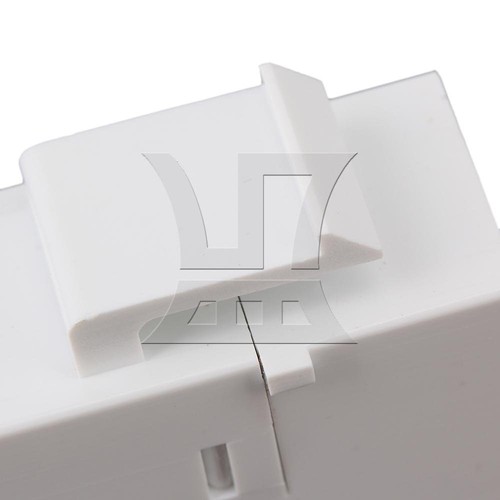 5x Cat6 Compatible 8P8C Ethernet Network Jack Insert Snap Adapter Connector - Afbeelding 4 van 5