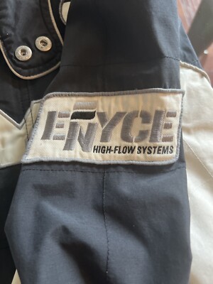ENYCE VINTAGE 1990'S RACING JACKET BLACK PERFORMANCE SYSTEMS SIZE