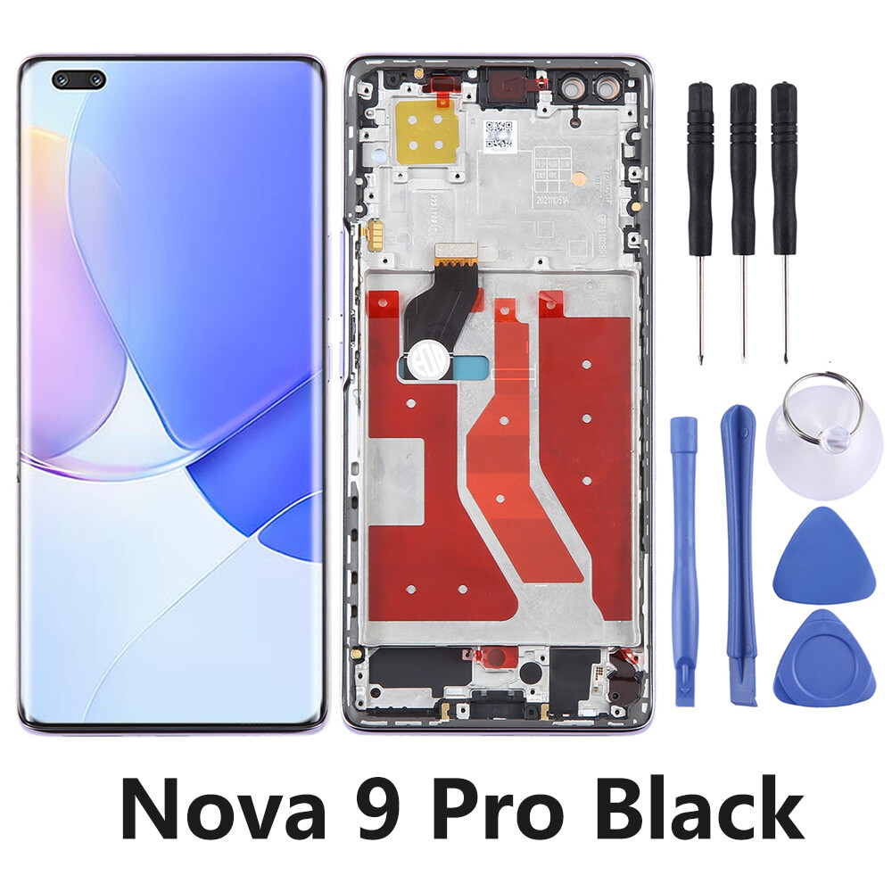 OLED LCD Touch Screen Digitizer for Huawei Nova 9 Pro Frame