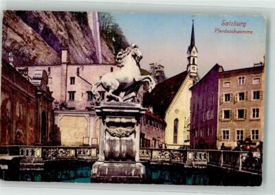 39703238 - Salzburg Pferdeschwemme Photochromie F.M.S. 20 Salzburg, Bezirk