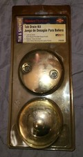 Master Plumber Bathroom Bathtub Tub Drain Kit NEW NOS 310 813 Twist Close