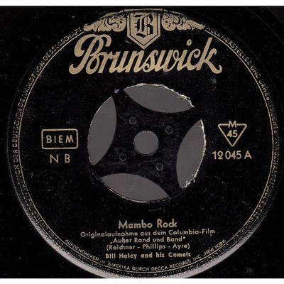 Bill Haley And His Comets - Mambo Rock / Happy (Vinyl 7'' - 1955 - DE - Original)